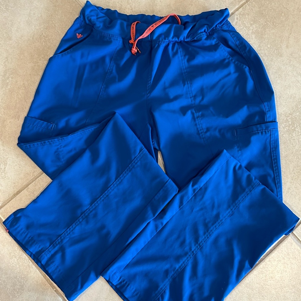 Royal blue women’s scrub pants